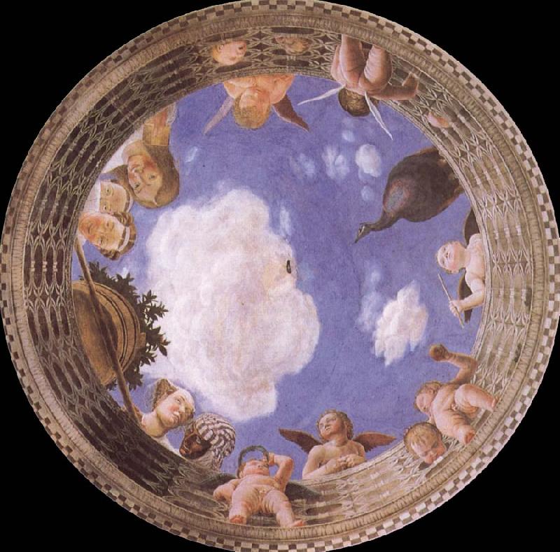 Andrea Mantegna Detail of Ceiling from the Camera degli Sposi France oil painting art